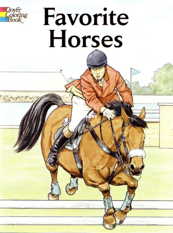 Favorite Horses Coloring Book (John Green) - 1.png