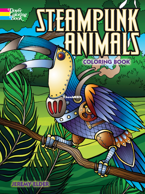 Steampunk Animals Coloring Book (Jeremy Elder) - 1.png
