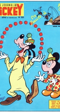 Le Journal de Mickey 0820 - Hachette 1968 - French
