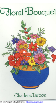 Floral Bouquets - Dover Coloring Book - English