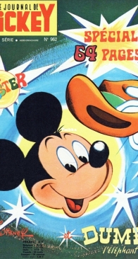 Le Journal de Mickey 0962 - Hachette 1970 - French