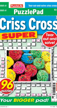 PuzzleLife PuzzlePad Criss Cross Super - Issue 61 - 01.2023 - English