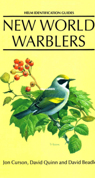 New World Warblers - Helm Identification Guide - Jon Curson - English