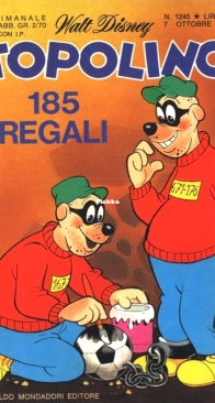 Topolino 1245 - Mondadori 1979 - Italian