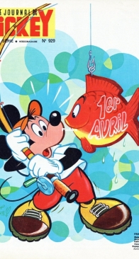 Le Journal de Mickey 0929 - Hachette 1970 - French
