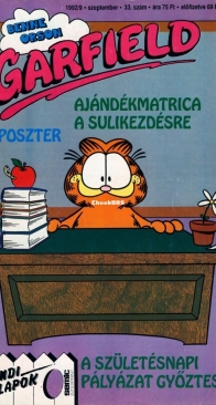 Garfield Magazin 33 - Semic Interprint 1992 - Hungarian