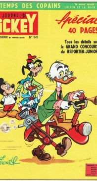 Le Journal de Mickey 0545 - Hachette 1962 - French