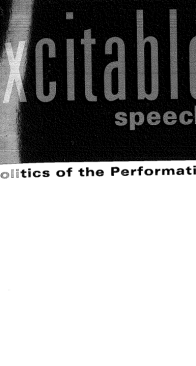 Excitable Speech - Judith Butler - English