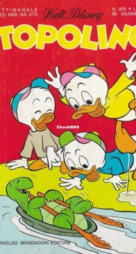 Topolino 0970 - Mondadori 1974 - Italian