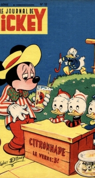 Le Journal de Mickey 0012 -  Hachette 1952 - French