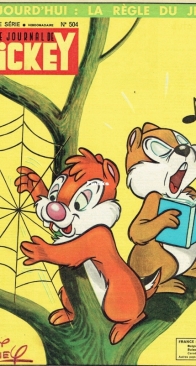 Le Journal de Mickey 0504 - Hachette 1962 - French
