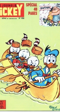 Le Journal de Mickey 0836 - Hachette 1968 - French