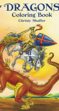 Dragons - Dover Coloring Book - English