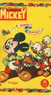 Le Journal de Mickey 0200 - Hachette 1956 - French