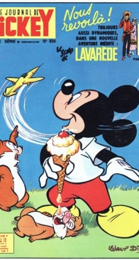 Le Journal de Mickey 0834 - Hachette 1968 - French