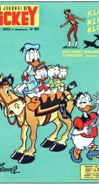 Le Journal de Mickey 0822 - Hachette 1968 - French