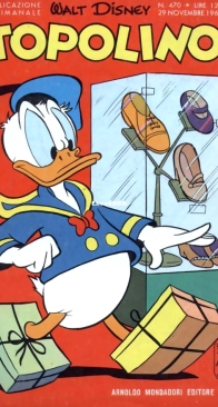 Topolino 0470 - Mondadori 1964 - Italian