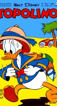 Topolino 0345 - Mondadori 1962 - Italian