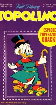 Topolino 0906 - Mondadori 1973 - Italian