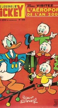 Le Journal de Mickey 1036 - Hachette 1972 - French