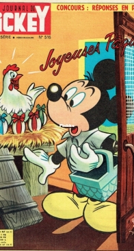 Le Journal de Mickey 0516 - Hachette 1962 - French