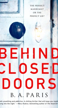 Behind Closed Doors - B A Paris - English