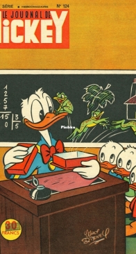 Le Journal de Mickey 0124 - Hachette 1954 - French