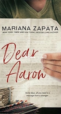 Dear Aaron - Mariana Zapata - English