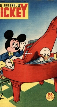 Le Journal de Mickey 0011 -  Hachette 1952 - French