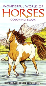 Wonderful World of Horses - Dover Coloring Book - English