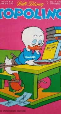 Topolino 0932 - Mondadori 1973 - Italian