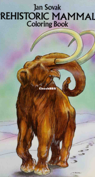 Prehistoric Mammals - Dover Coloring Book - English