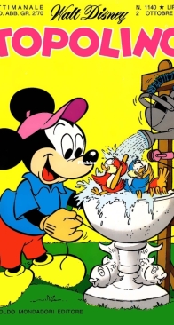 Topolino 1140 - Mondadori 1977 - Italian