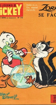 Le Journal de Mickey 0714 - Hachette 1966 - French