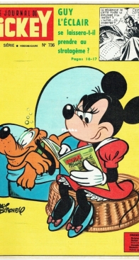 Le Journal de Mickey 0736 - Hachette 1966 - French