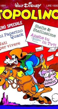 Topolino 1691 - Mondadori 1988 - Italian