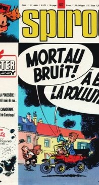 Le Journal de Spirou 1777 - Dupuis 1972 - French