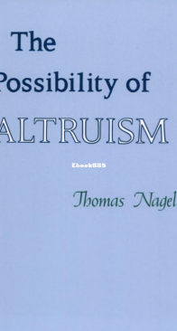 The Possibility of Altruism - Thomas Nagel - English