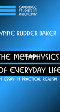 The Metaphysics of Everyday Life - Lynne Rudder Baker - English
