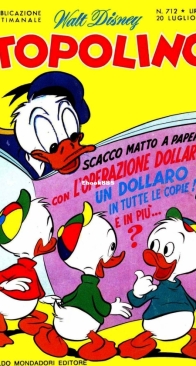 Topolino 0712 - Mondadori 1969 - Italian