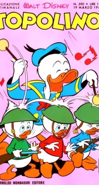 Topolino 0590 - Mondadori 1967 - Italian
