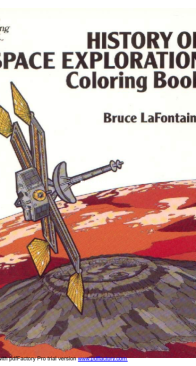 History of Space Exploration - Dover Coloring Book - English