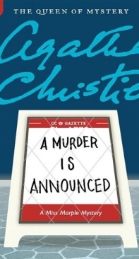 A Murder Is Announced - Agatha Christie - English