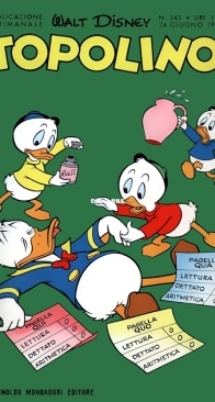 Topolino 0343 - Mondadori 1962 - Italian