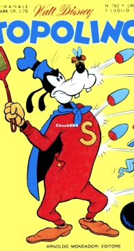 Topolino 0762 - Mondadori 1970 - Italian