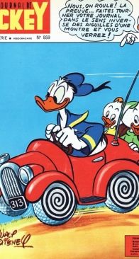 Le Journal de Mickey 0859 - Hachette 1968 - French