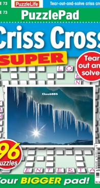 PuzzleLife PuzzlePad Criss Cross Super - Issue 73 - 12.2023 - English