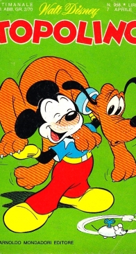 Topolino 0958 - Mondadori 1974 - Italian