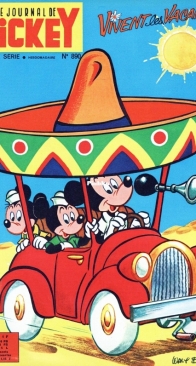 Le Journal de Mickey 0890 - Hachette 1969 - French