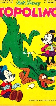 Topolino 0841 - Mondadori 1972 - Italian
